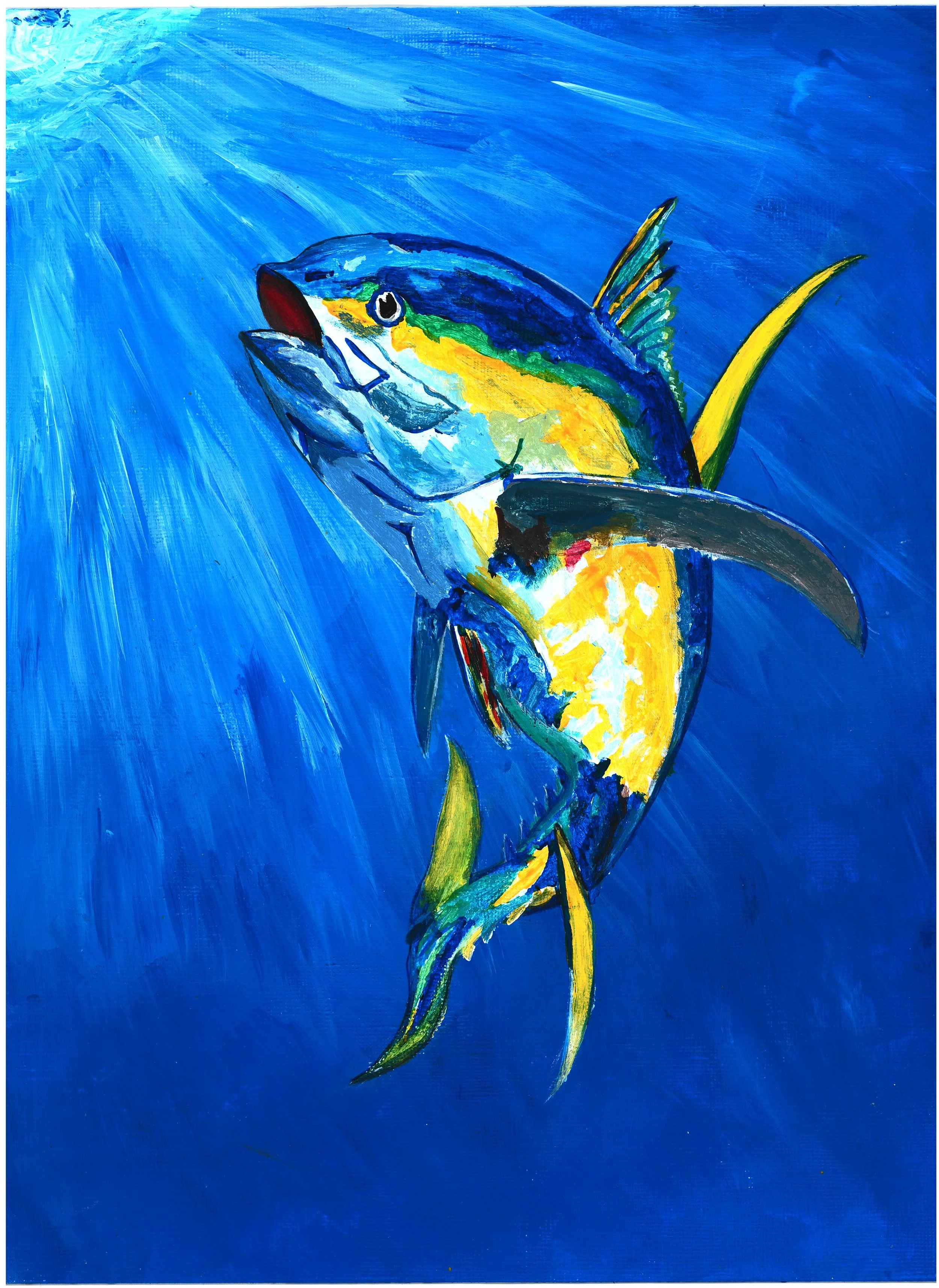 絵画　ANNA．Ｋ　魚 2024 - Fish Art 1st Place | Discover Top Fish Art — Art of